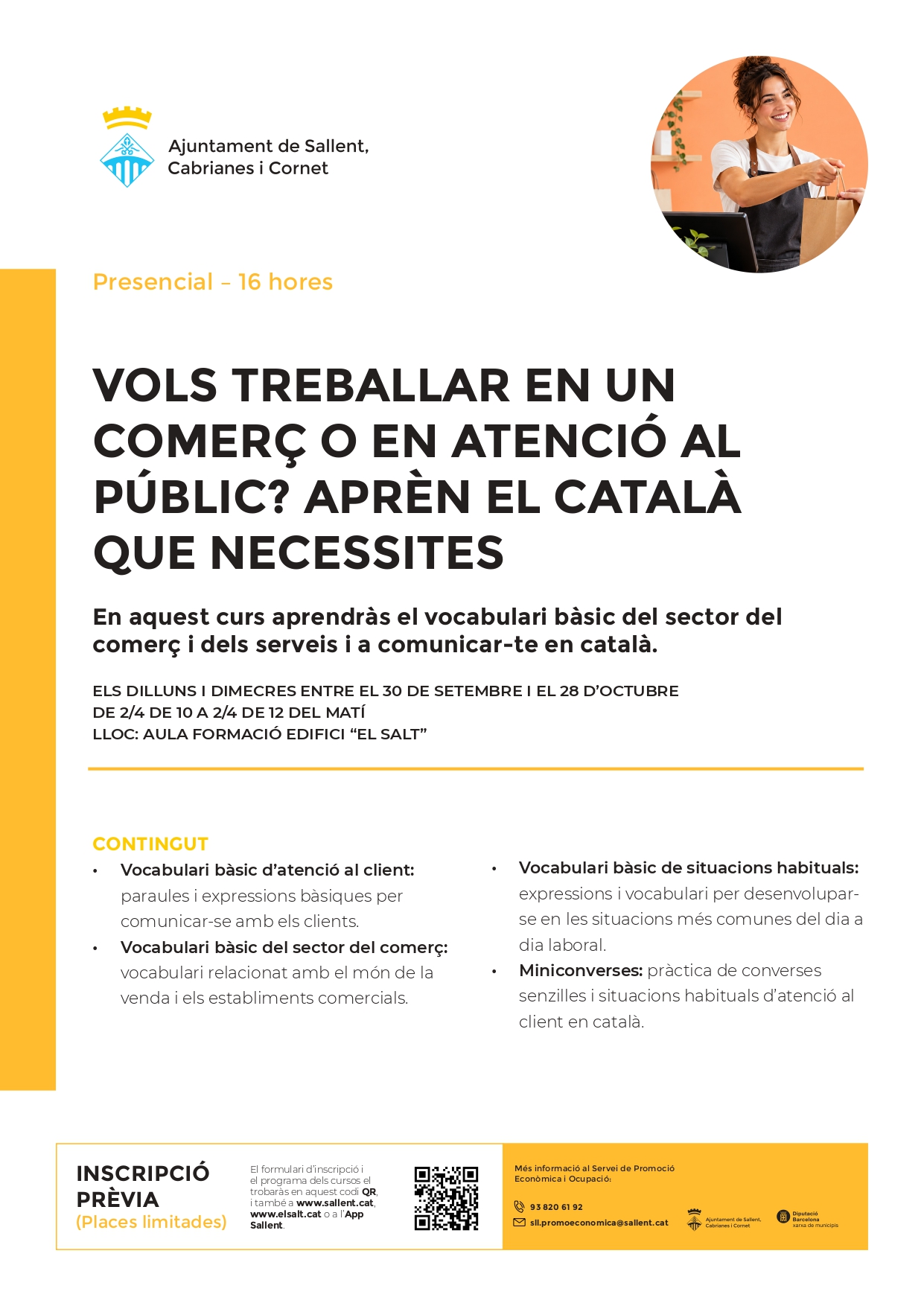 Vols treballar en un comer&ccedil; o en atenci&oacute; al p&uacute;blic? Apr&egrave;n en catal&agrave; que necessites  