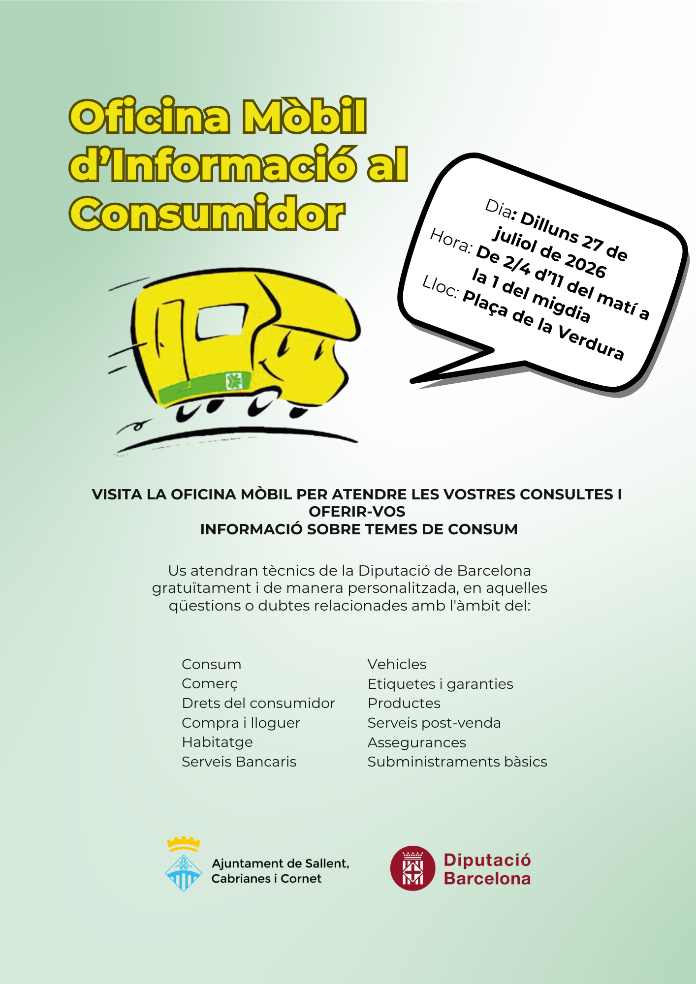 Oficina M&ograve;bil  d'Informaci&oacute; al Consumidor