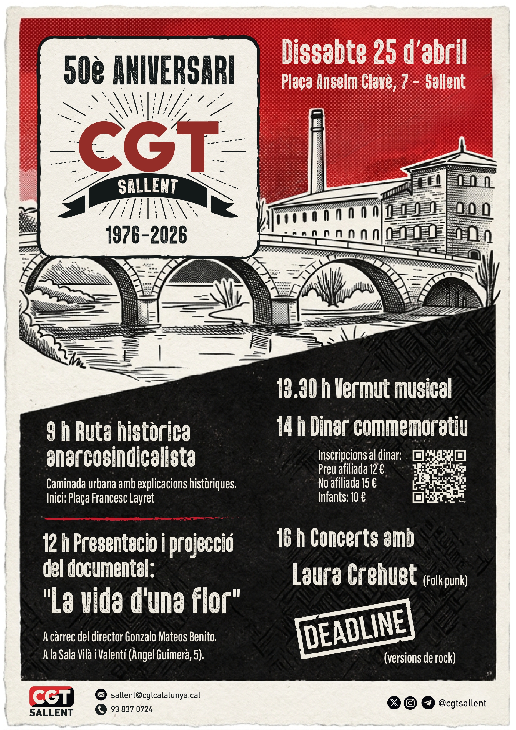 50&egrave; aniversari CGT Sallent 1976-2026