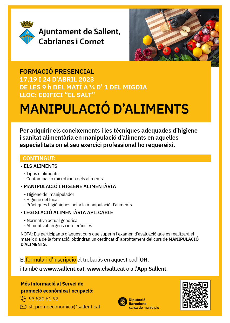 Manipulació d'aliments