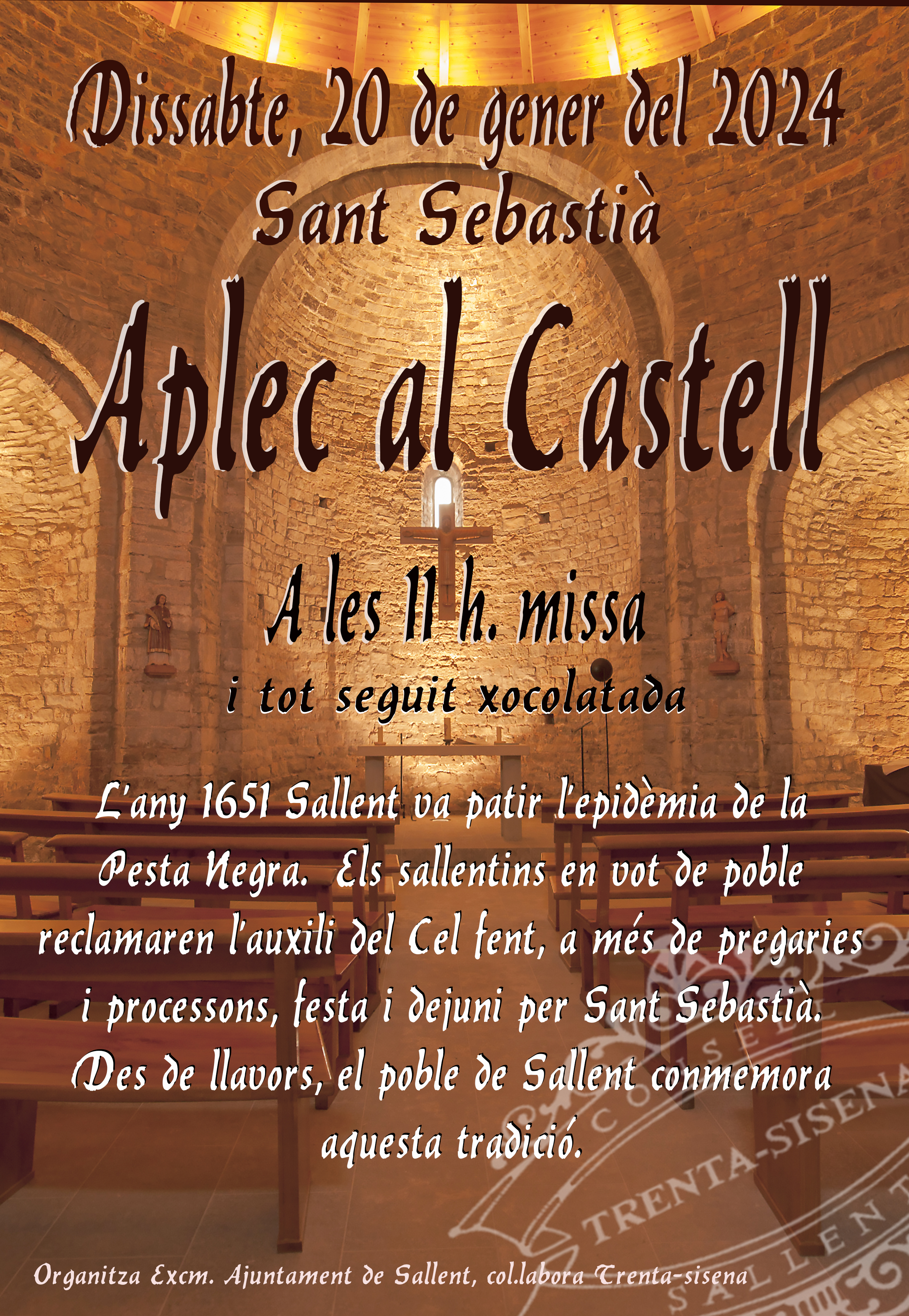 Aplec al castell i església de Sant Sebastià