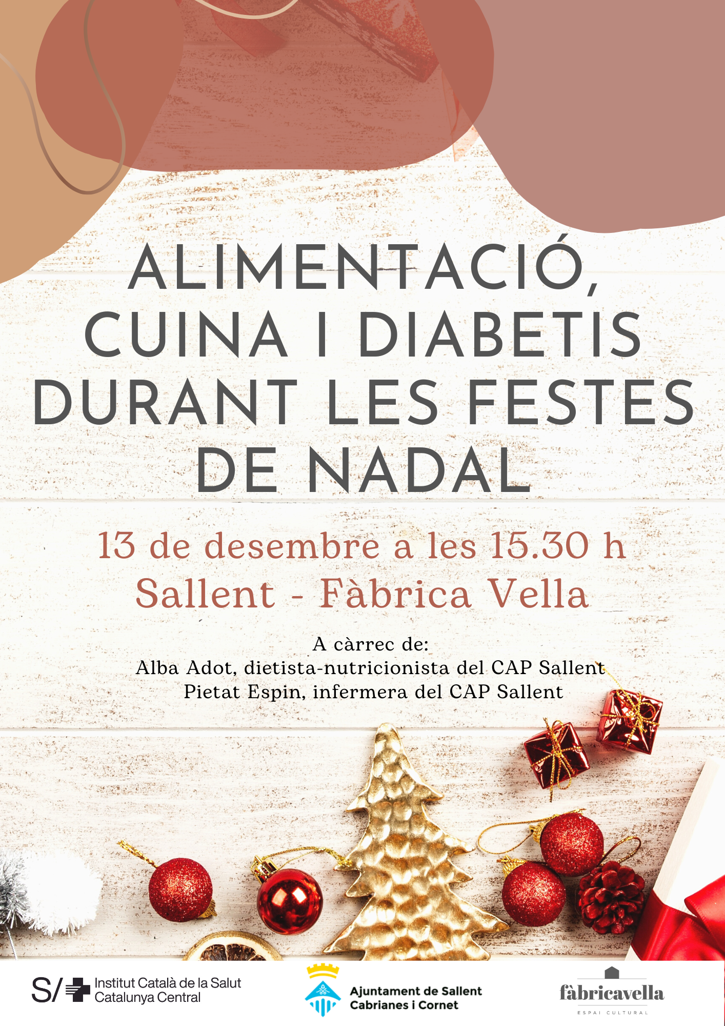 Alimentació, cuina i diabetis durant les Festes de Nadal