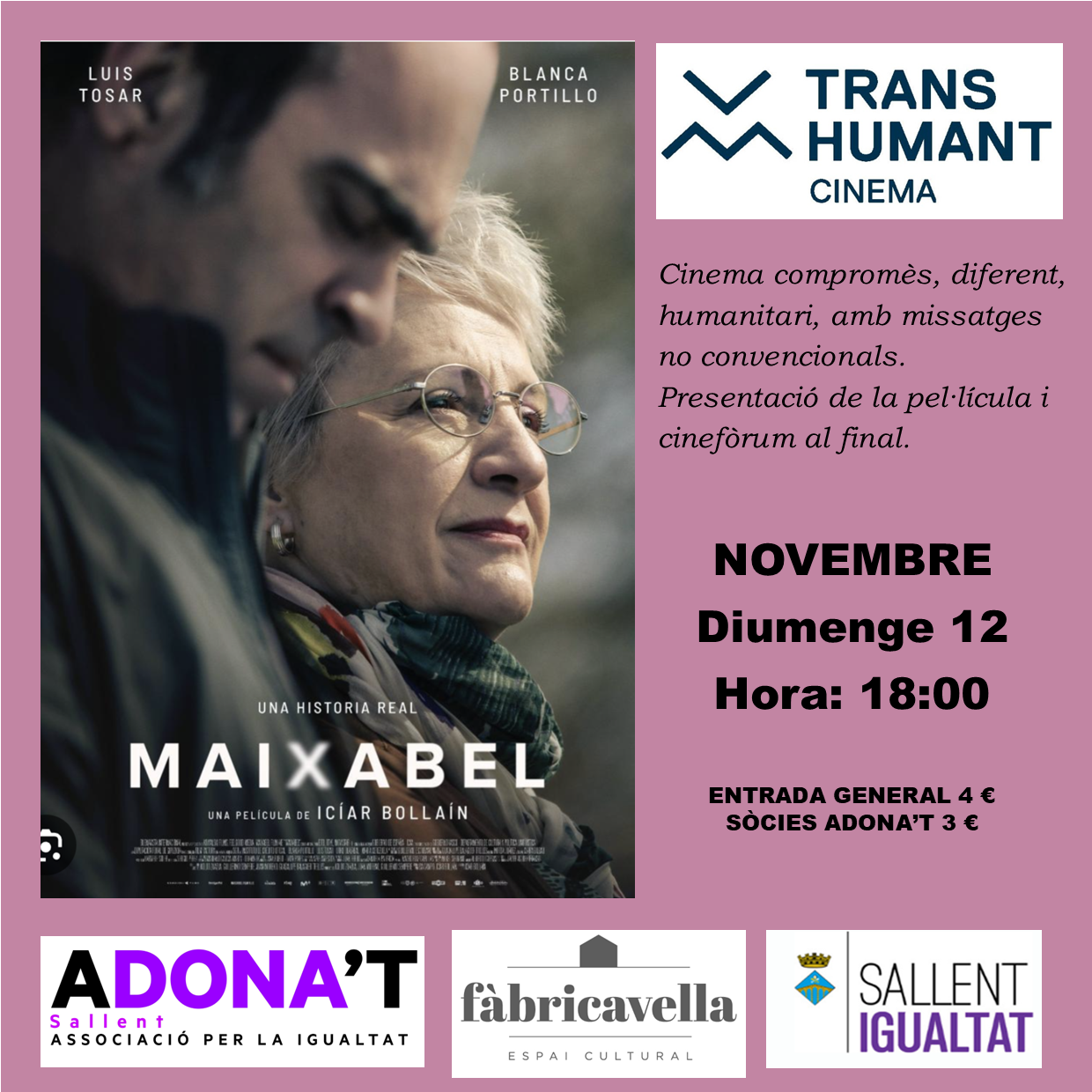 Cicle de cinema Transhumant: Maixabel