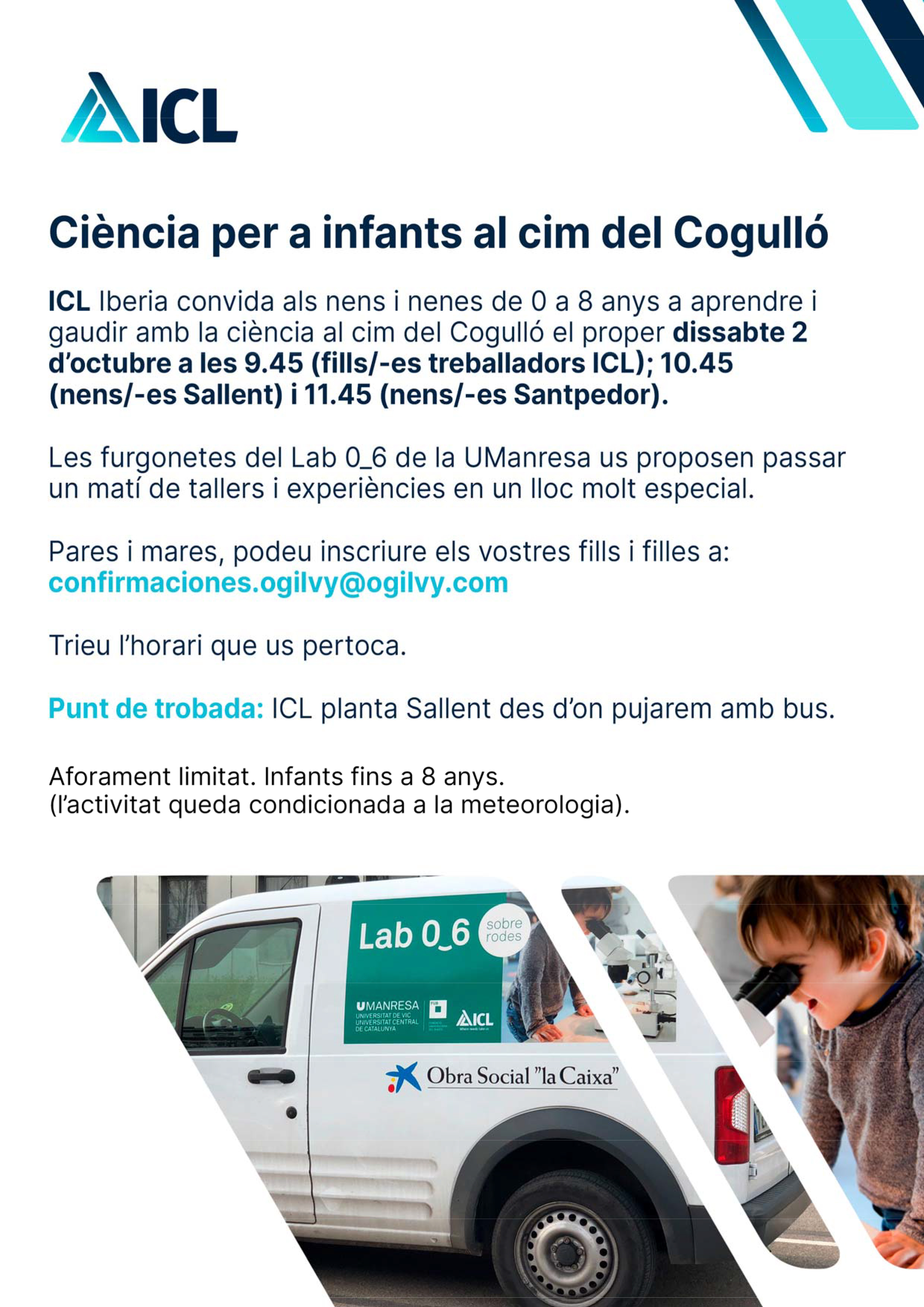 Ciència per a infants al cim del Cogulló