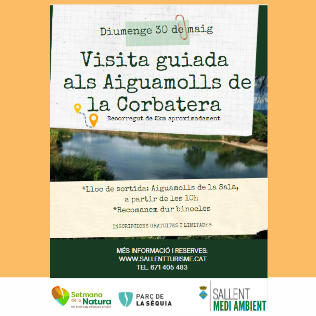 Visita guiada als Aiguamolls de la Corbatera