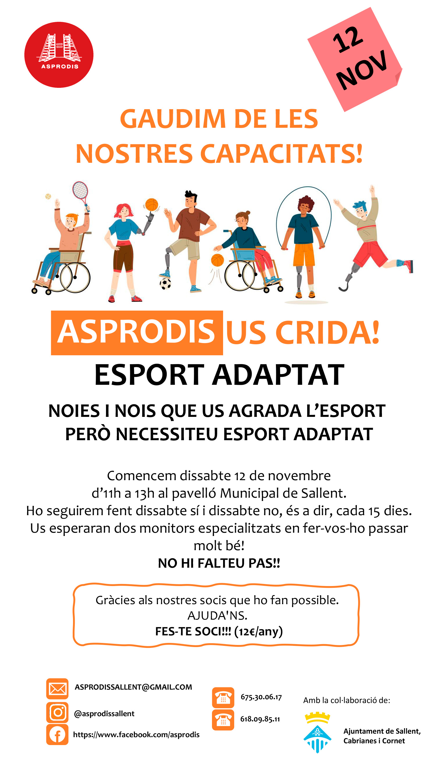 Esport adaptat a càrrec d'Asprodis