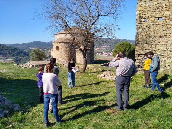 Visita al castell i església romànica de Sallent