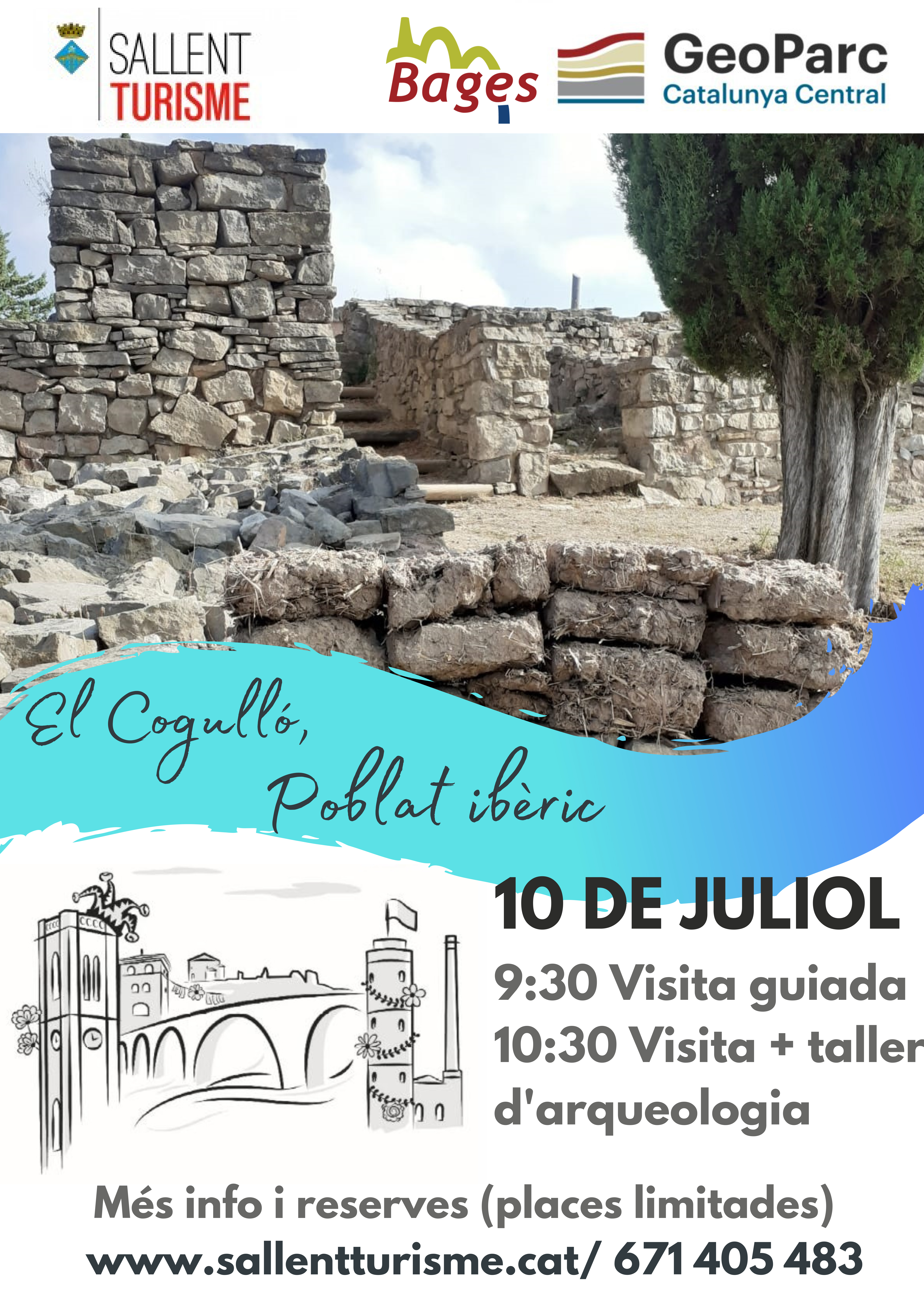 Visita guiada i tallers d'arqueologia al Cogulló