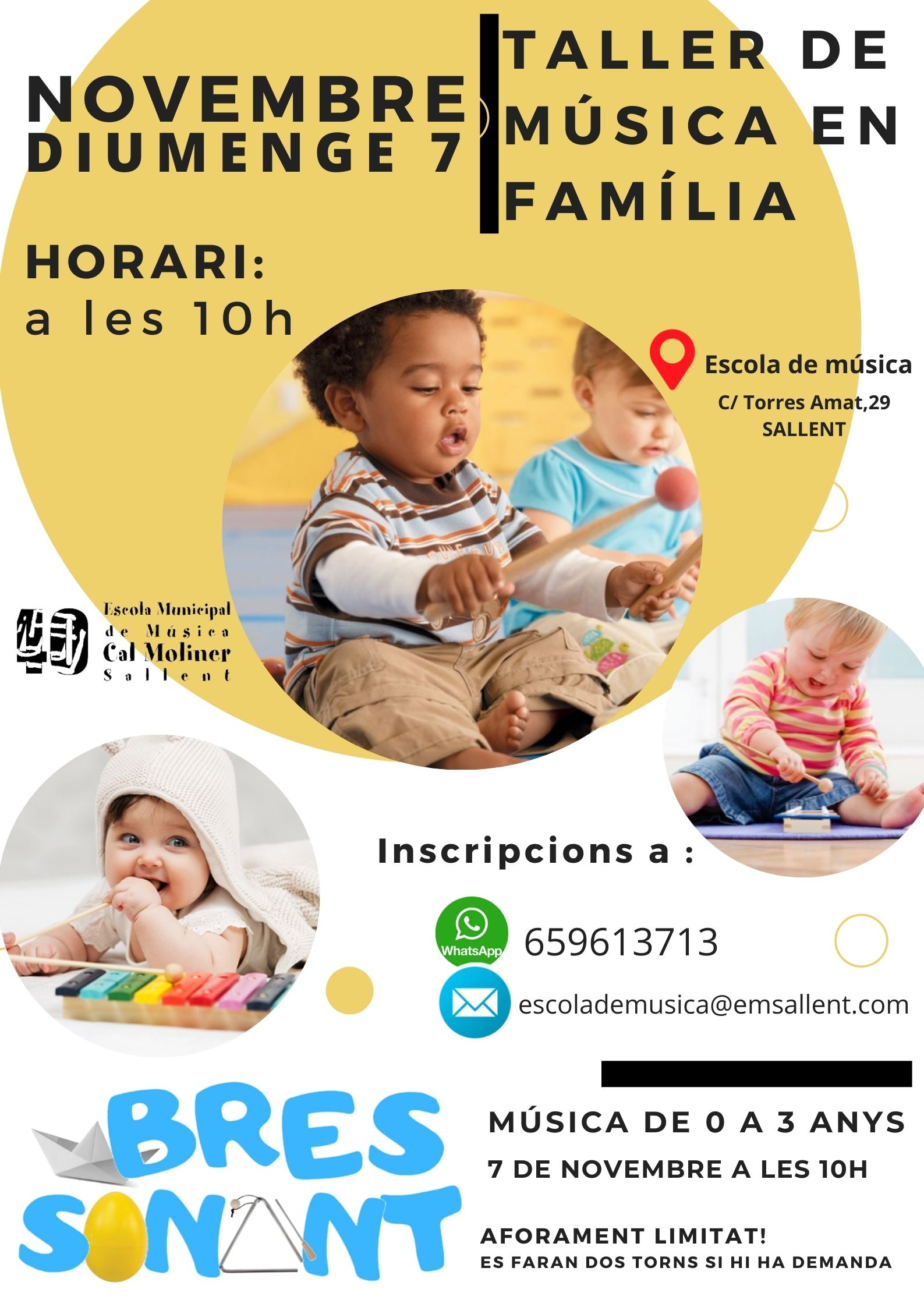 Taller de música en família