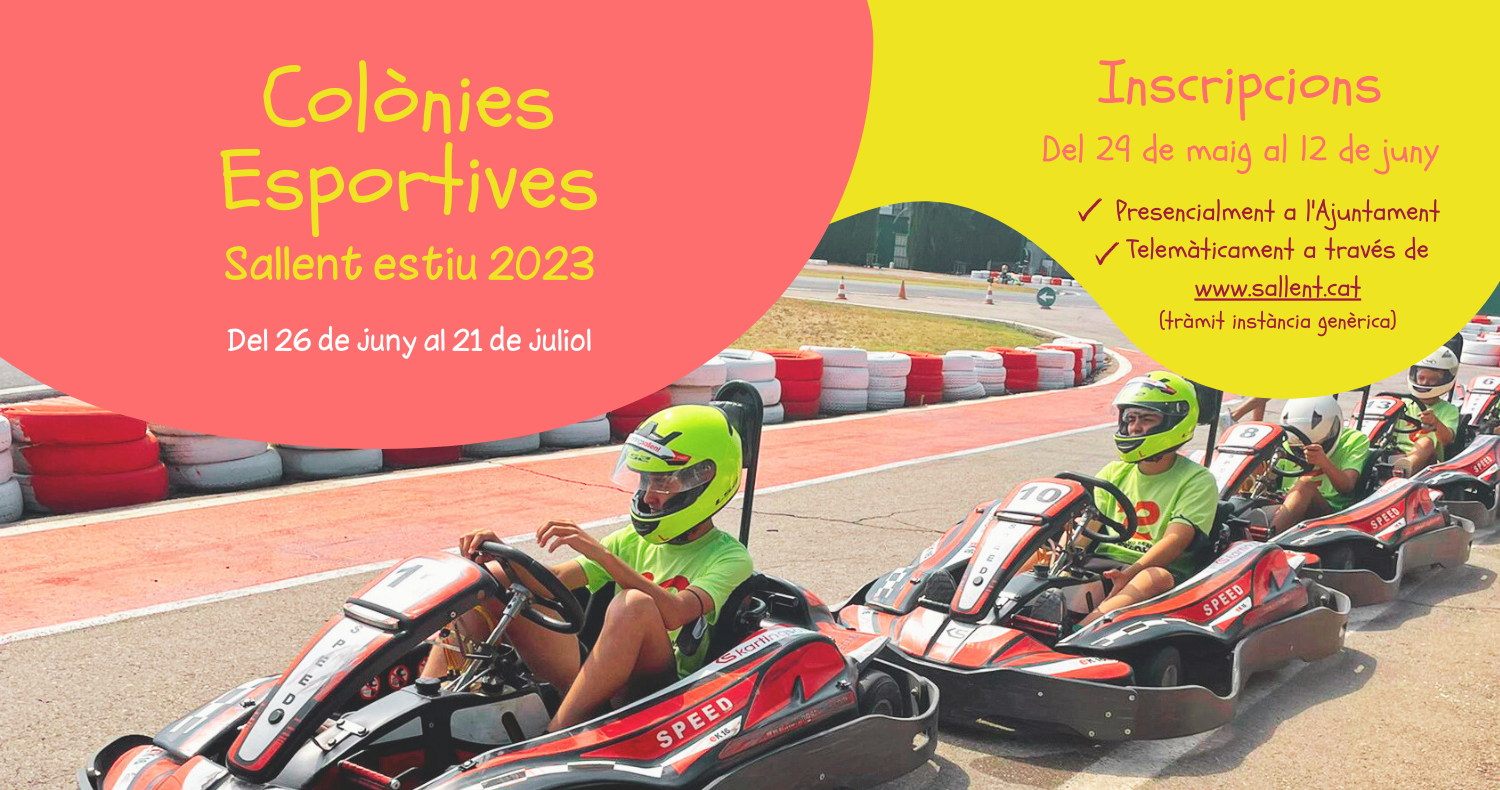 Ja pots inscriure't a les Colònies Esportives de Sallent