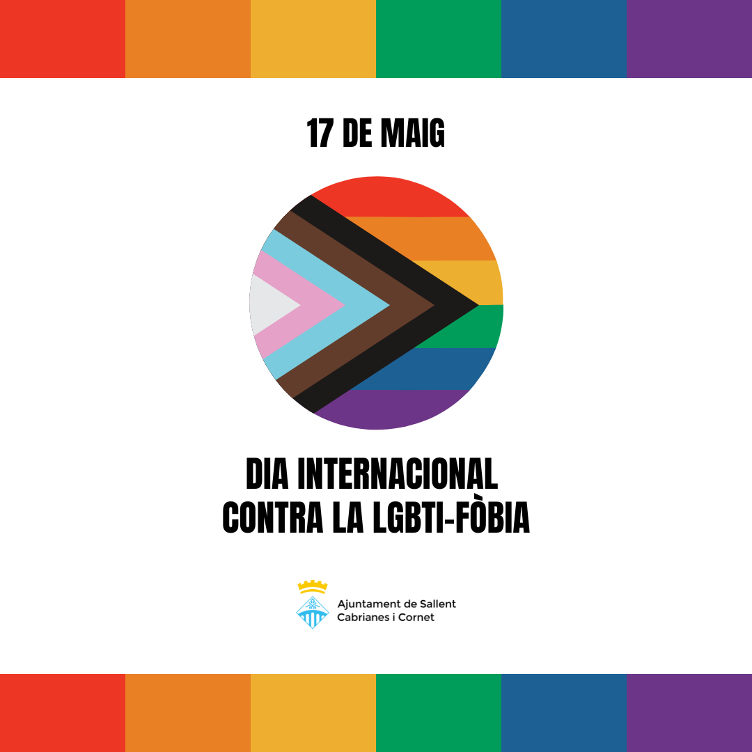 L'Ajuntament de Sallent commemora el Dia Internacional contra la LGBTI-fòbia