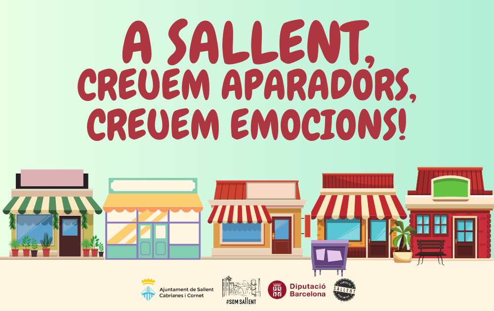 Comença la campanya comercial 'A Sallent, creuem aparadors, creuem emocions'