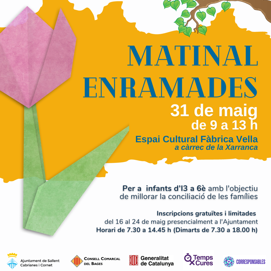 La Matinal d'Enramades vol millorar la conciliació familiar durant la festa