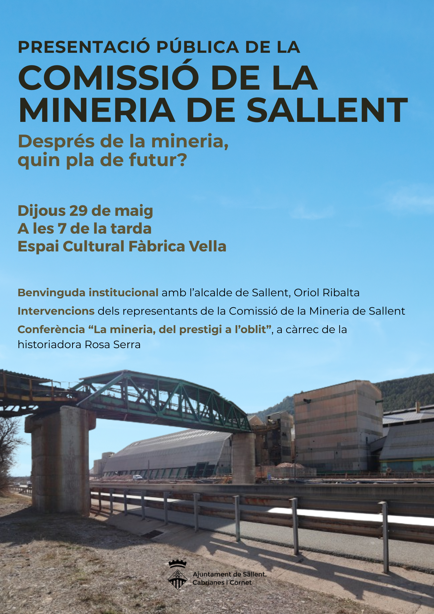 Presentació pública de la Comissió de la Mineria de Sallent
