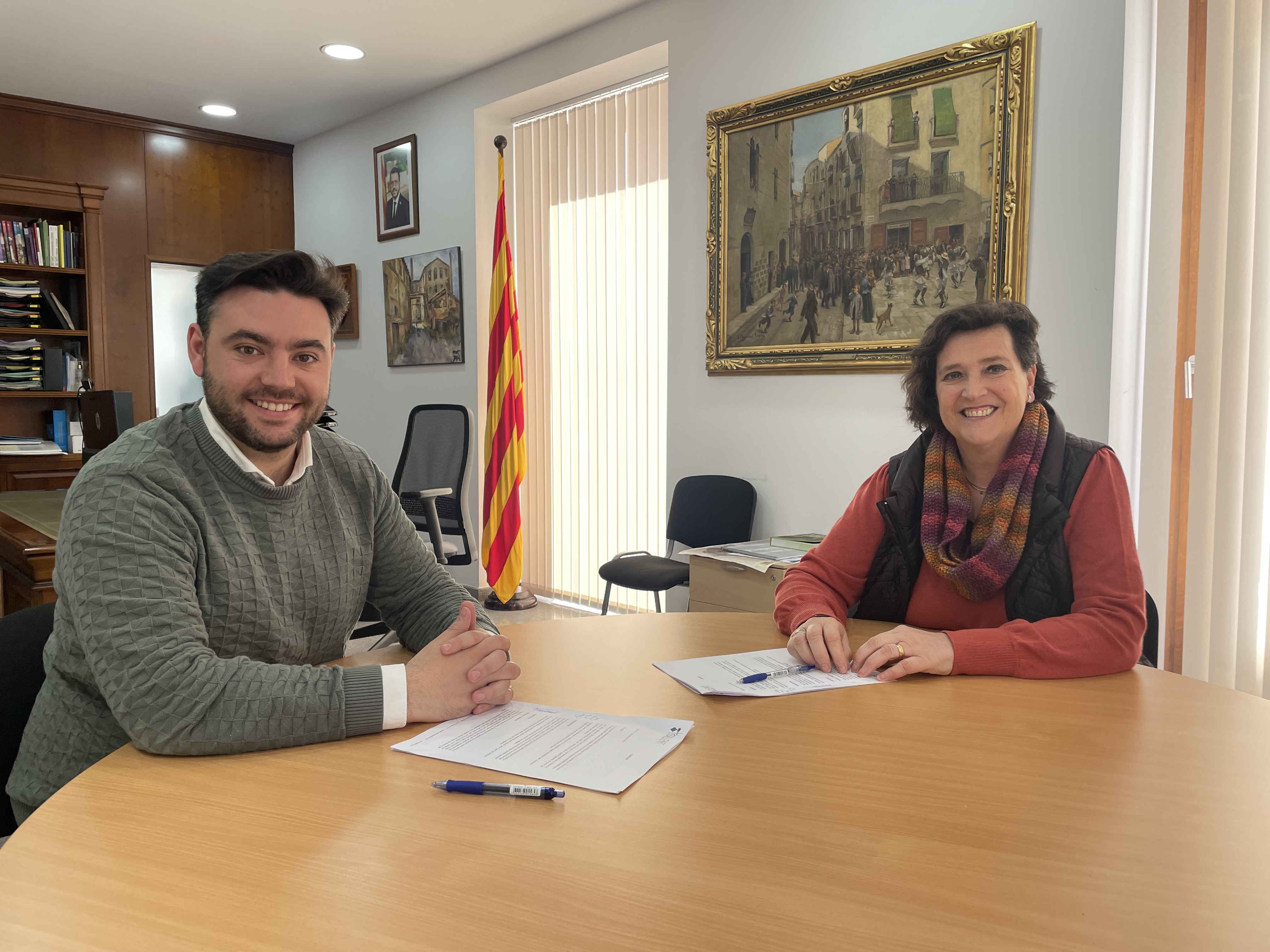 La Coral Nova Harmonia i l'Ajuntament de Sallent signen un conveni de col·laboració