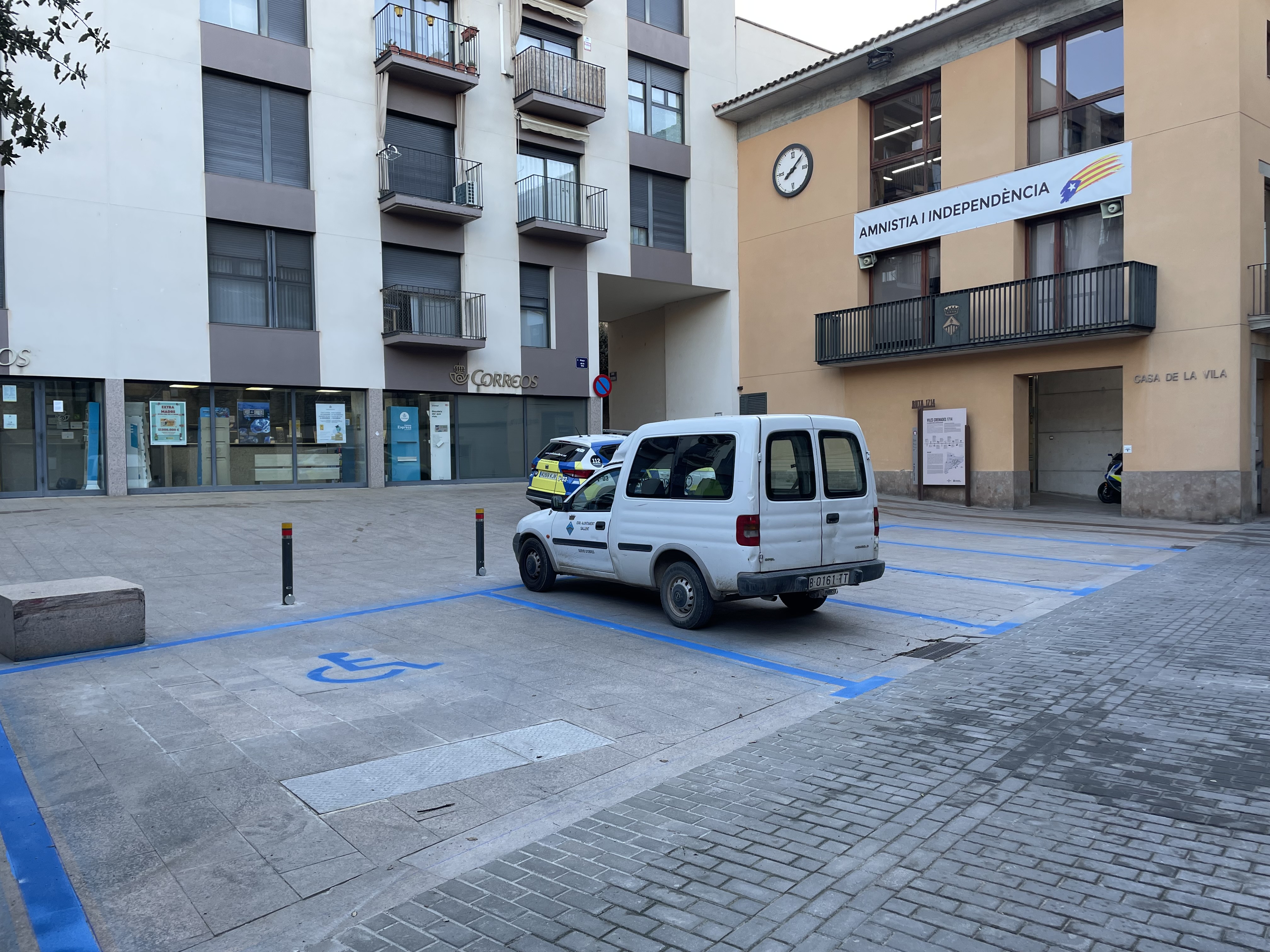 L'Ajuntament de Sallent reordena la plaça de la Vila