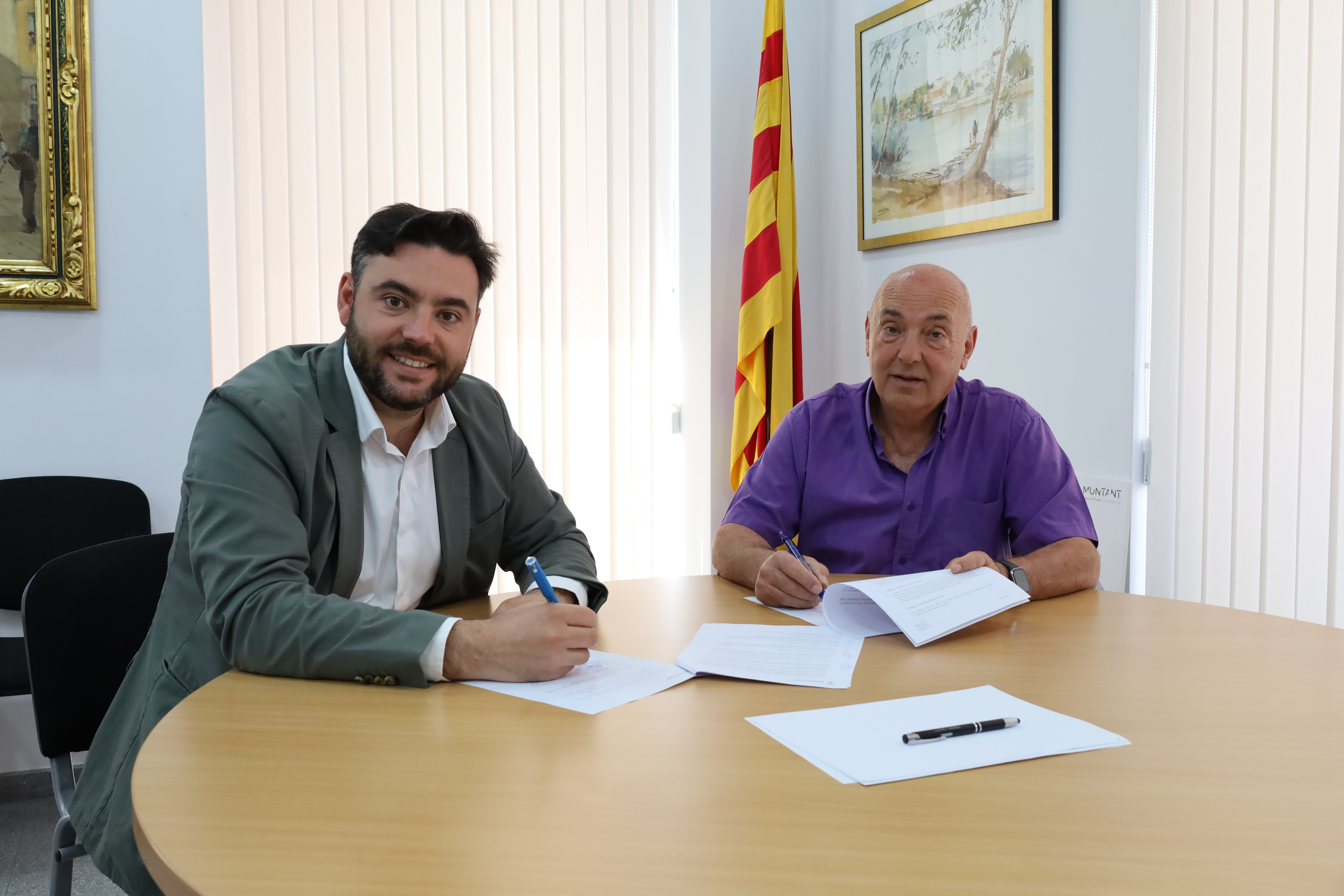 L'ajuntament de Sallent renova el conveni de col&middot;laboraci&oacute; amb ASPRODIS