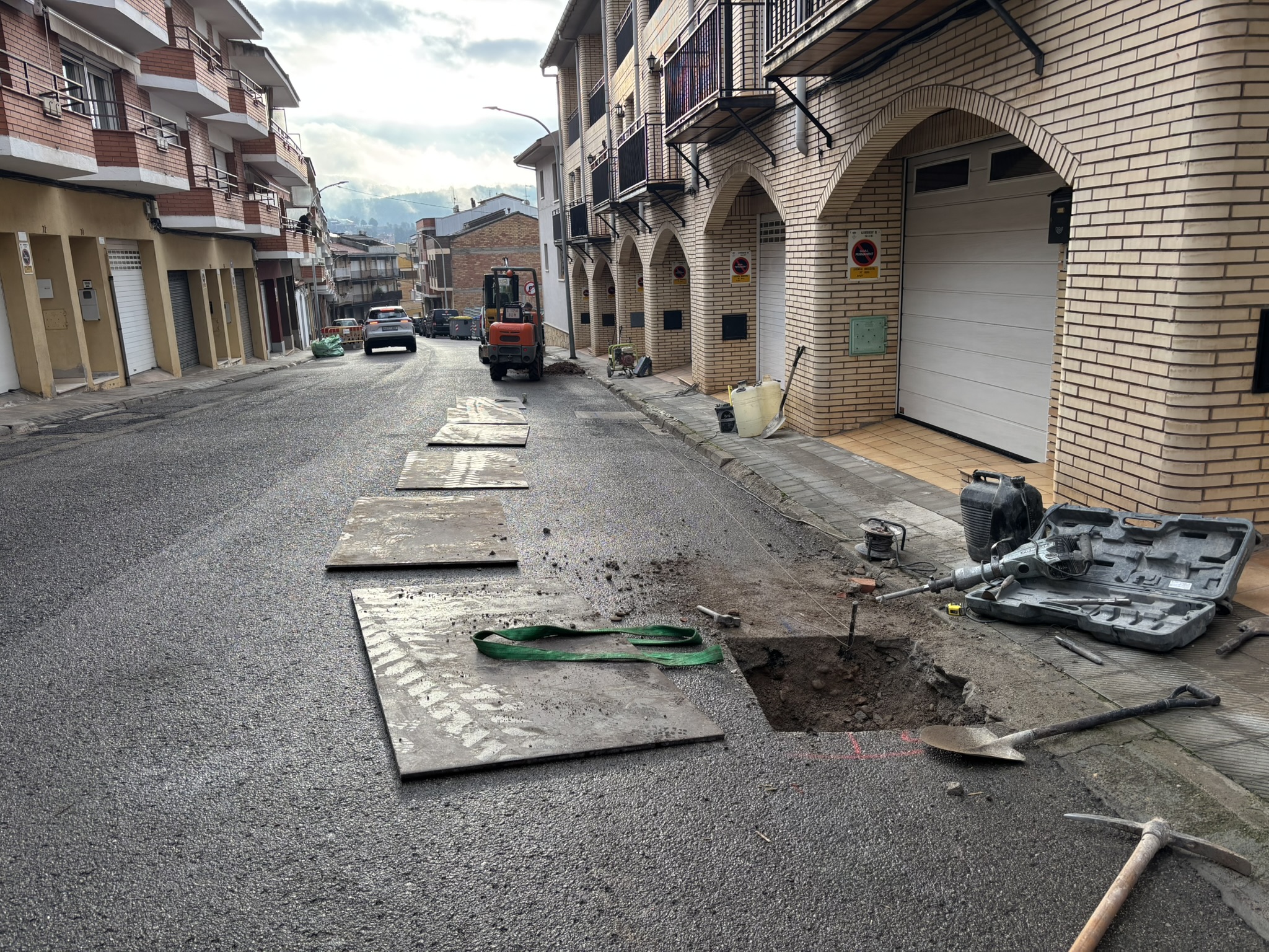 Obres de manteniment a la xarxa de clavegueram