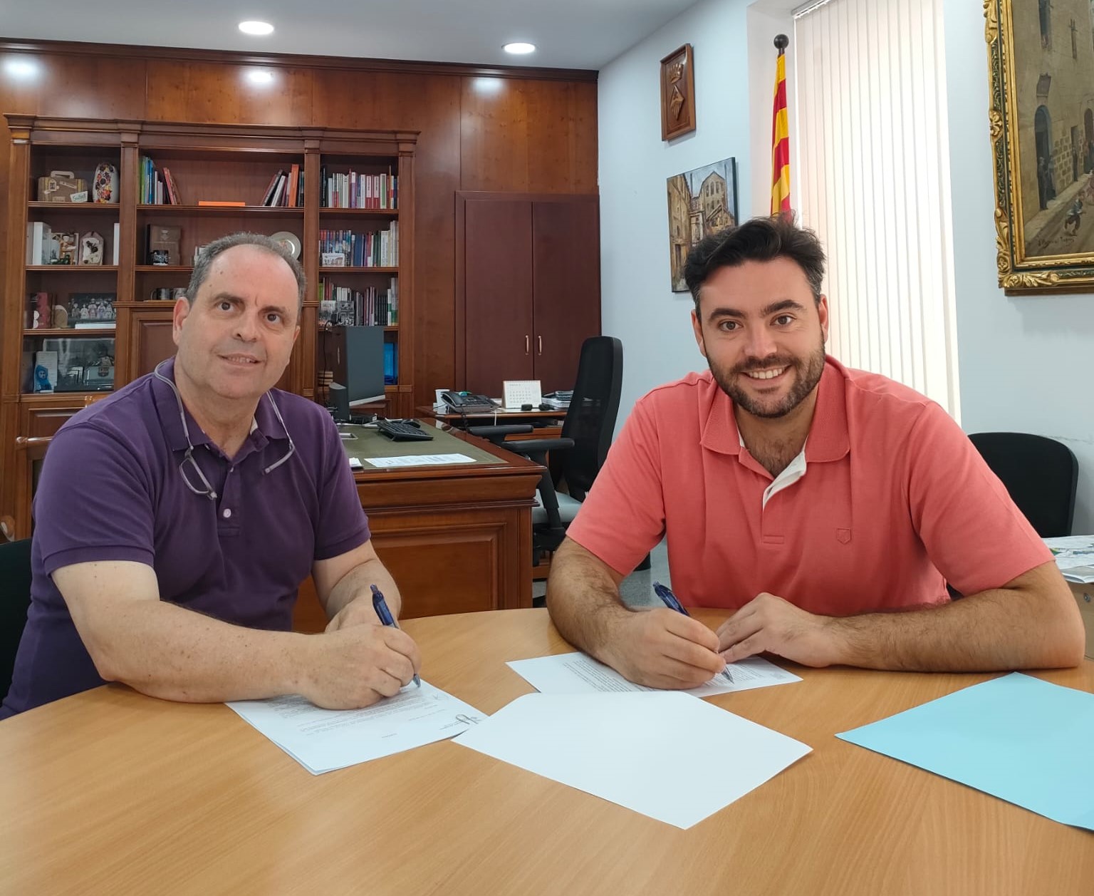 L'Ajuntament de Sallent i l'ACUVS signen un nou conveni de col·laboració