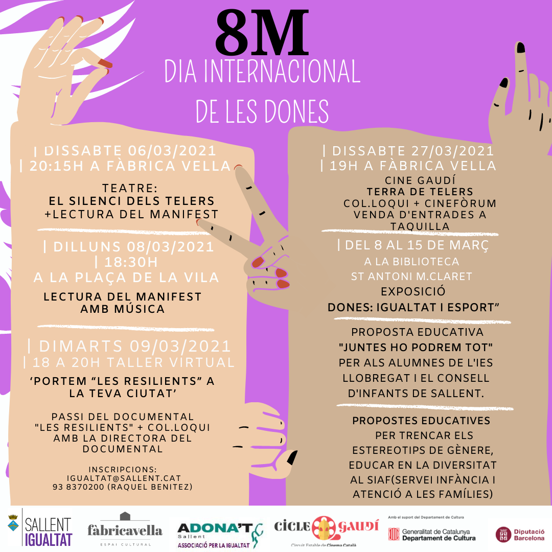 8 de març Dia Internacional de les Dones