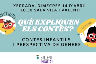 Taller Igualtat: contes infantils i perspectiva de gènere