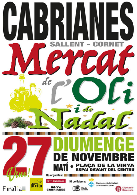 3r Mercat de l'Oli de Nadal de Cabrianes