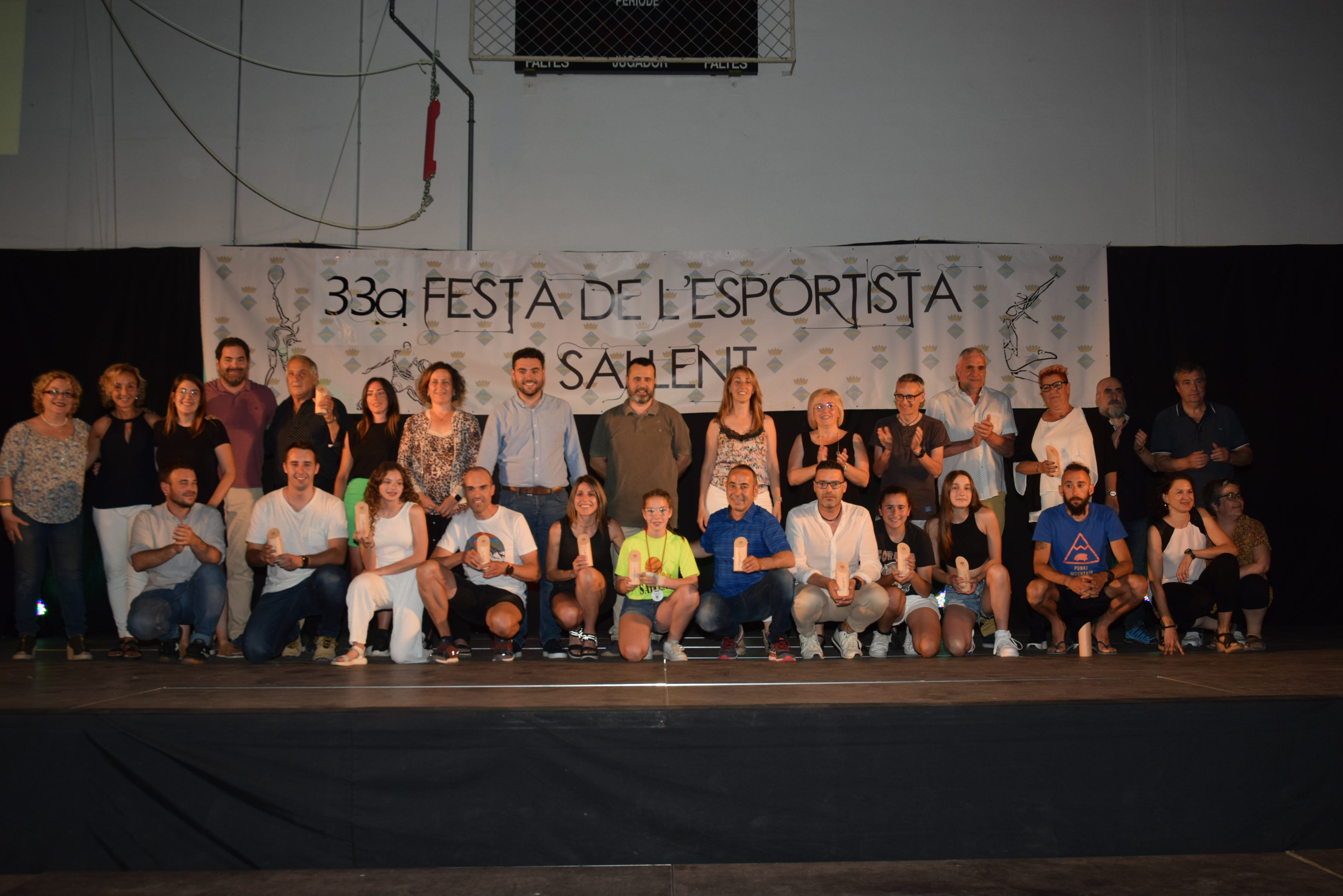 Sallent celebra la 33a Nit de l'Esportista amb un pavelló ple gom a gom