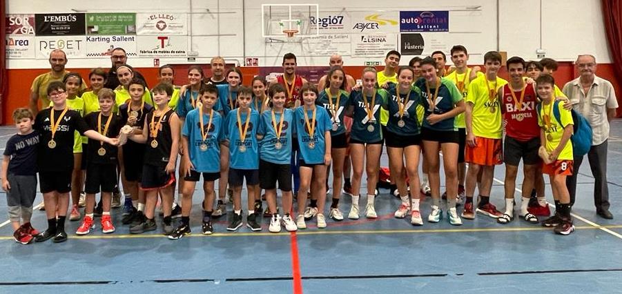 Equips finalistes del torneig 3x3 de bàsquet de Festa Major