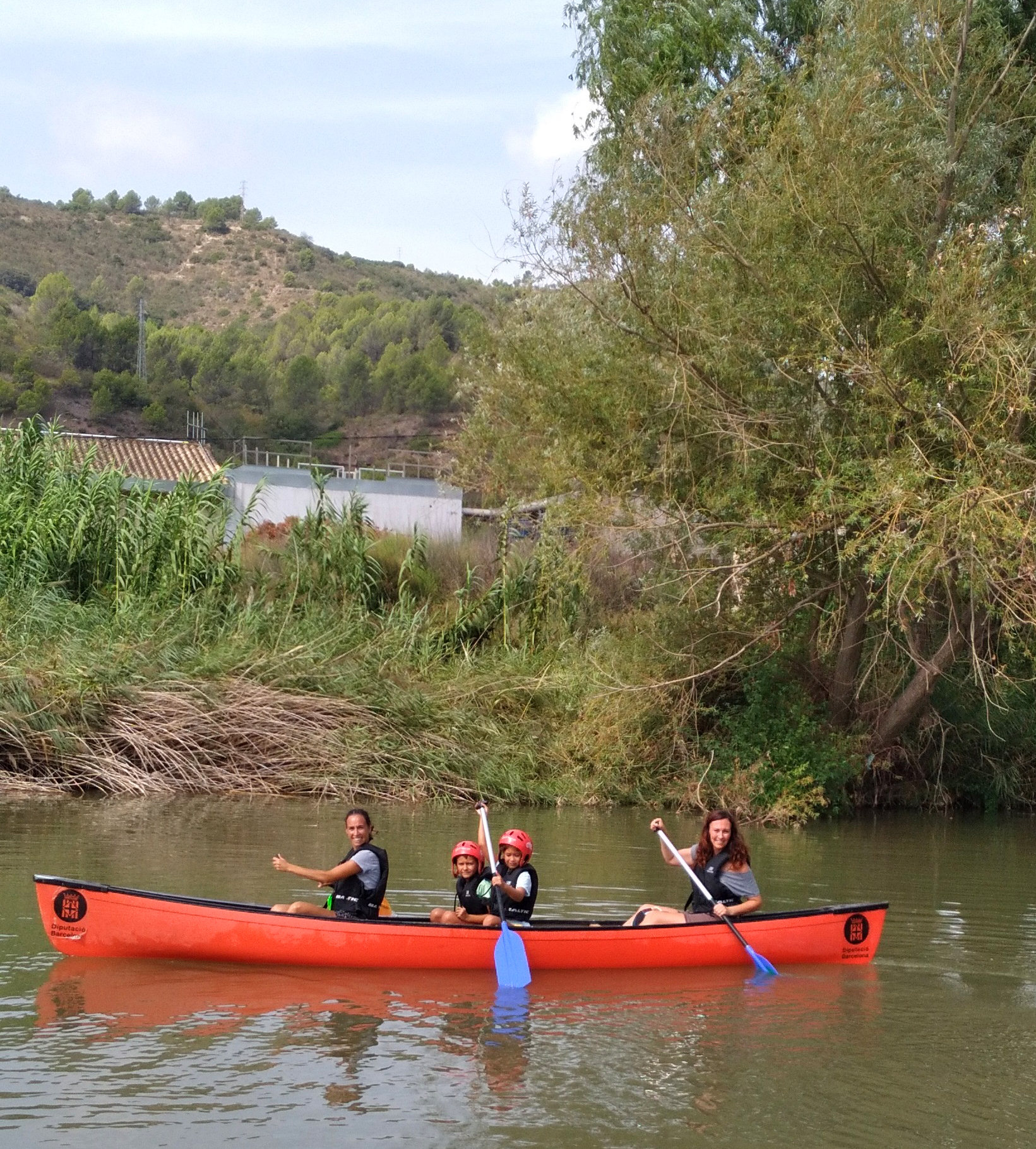 Jornada de canoes a Sallent, al riu Llobregat (26 d'agost de 2023)