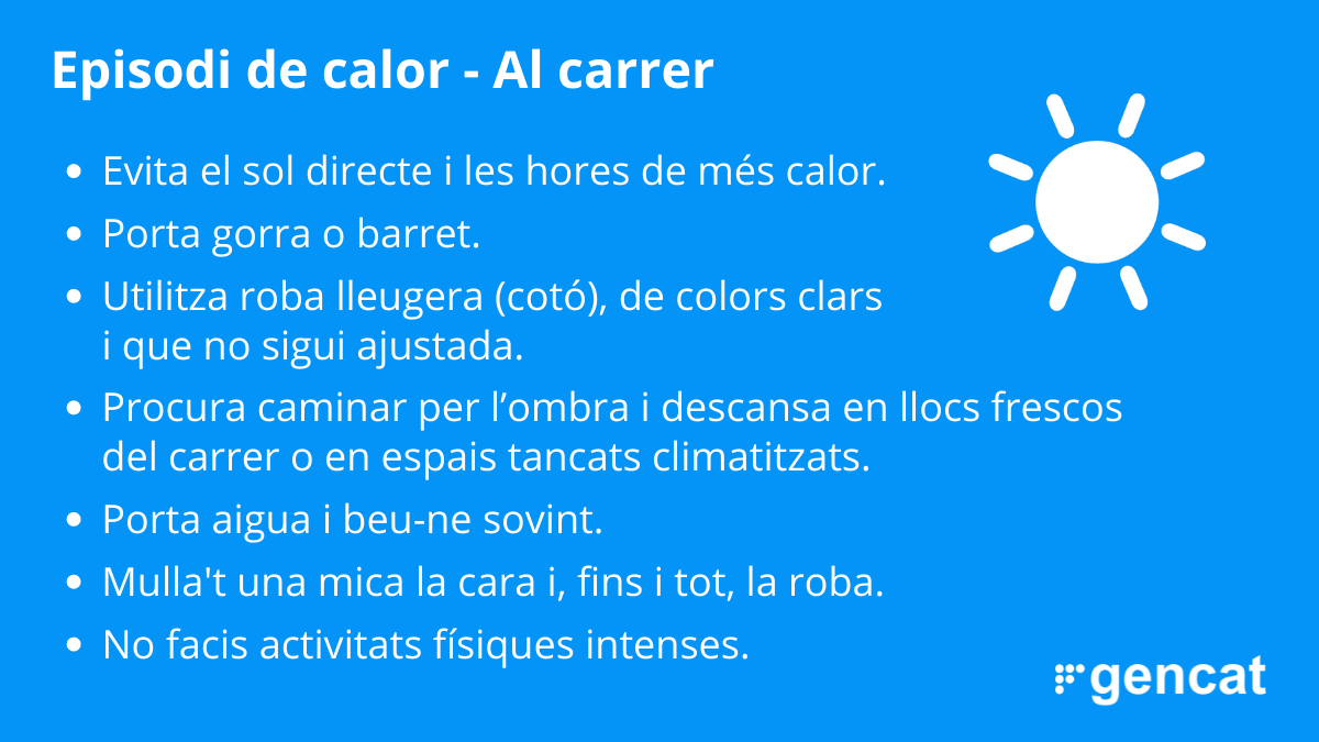 Alerta per onada de calor