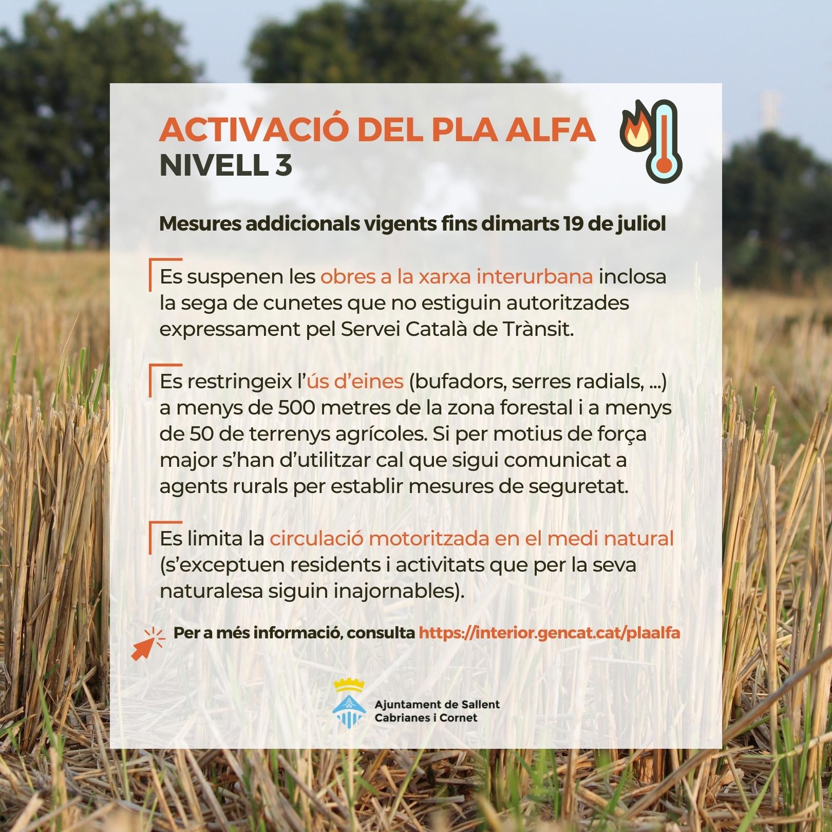 Pla Alfa nivell 3 a Sallent