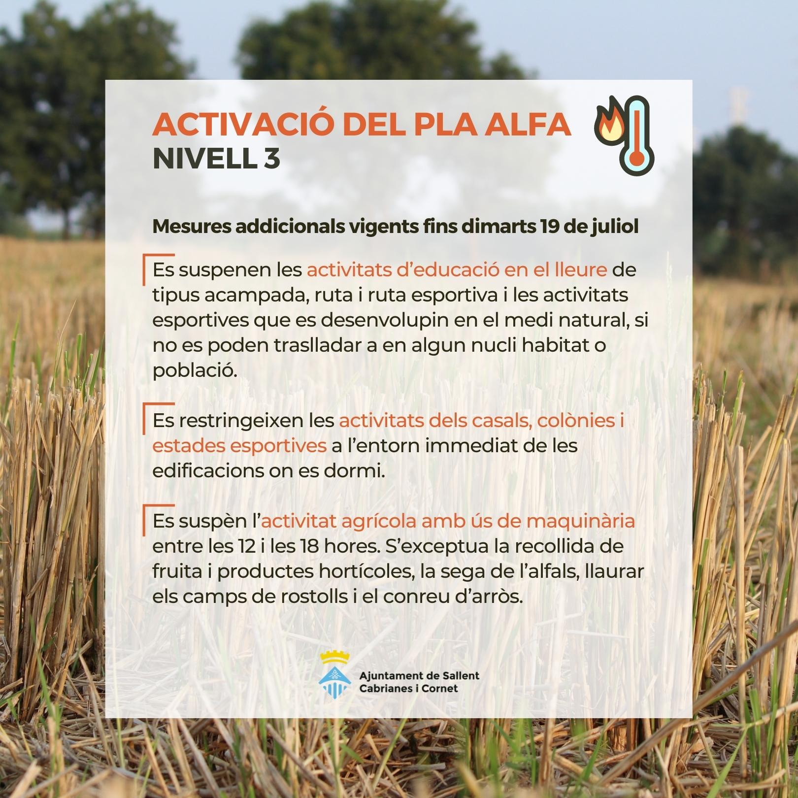 Pla Alfa nivell 3 a Sallent