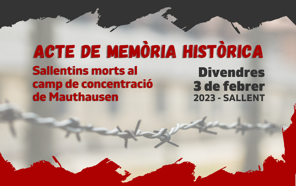 Sallent retrà homenatge a sallentins deportats a Mauthausen