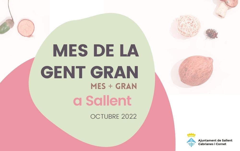 Sallent celebra la 2a edició del Mes de la gent gran