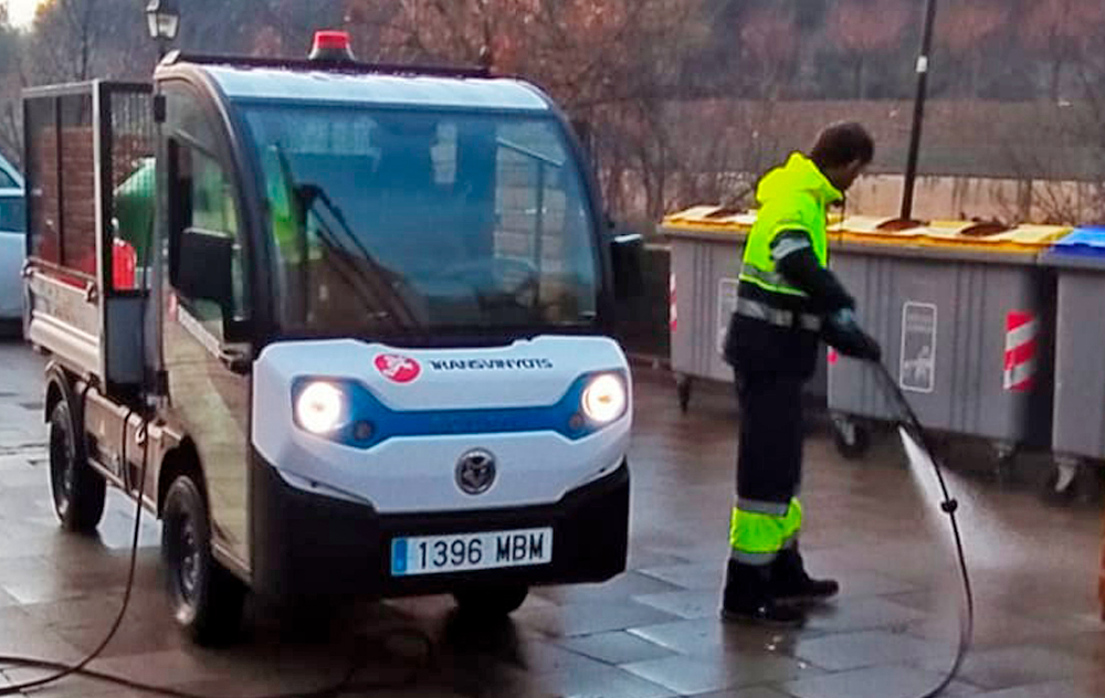 El servei de neteja de Sallent disposa de nous vehicles elèctrics