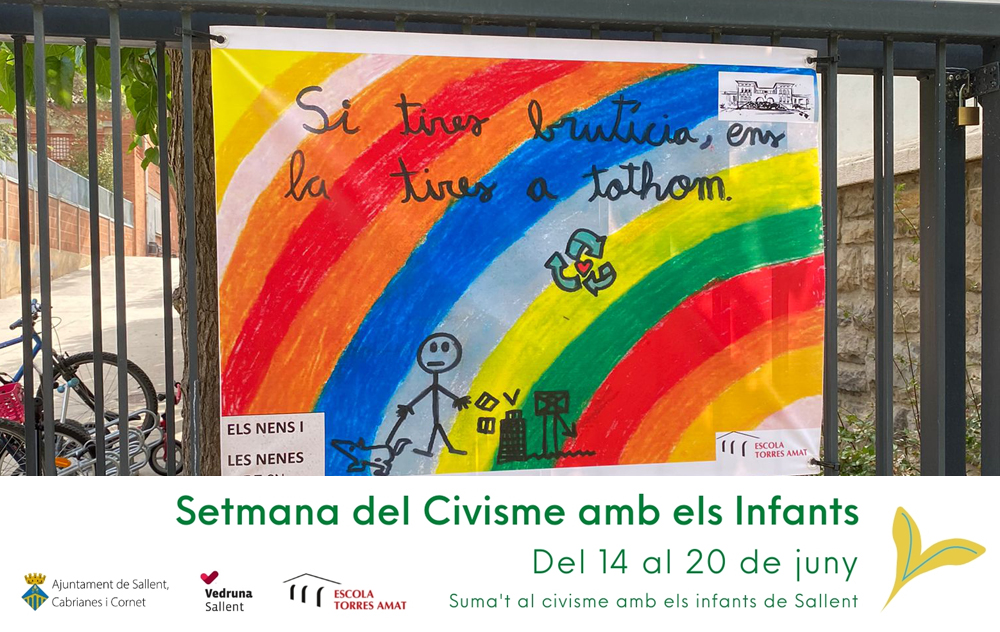 Sallent realitza una campanya de civisme amb els infants