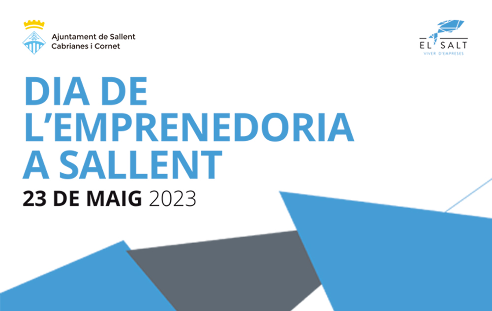 Sallent celebra el 23 de maig una jornada per a l'emprenedoria