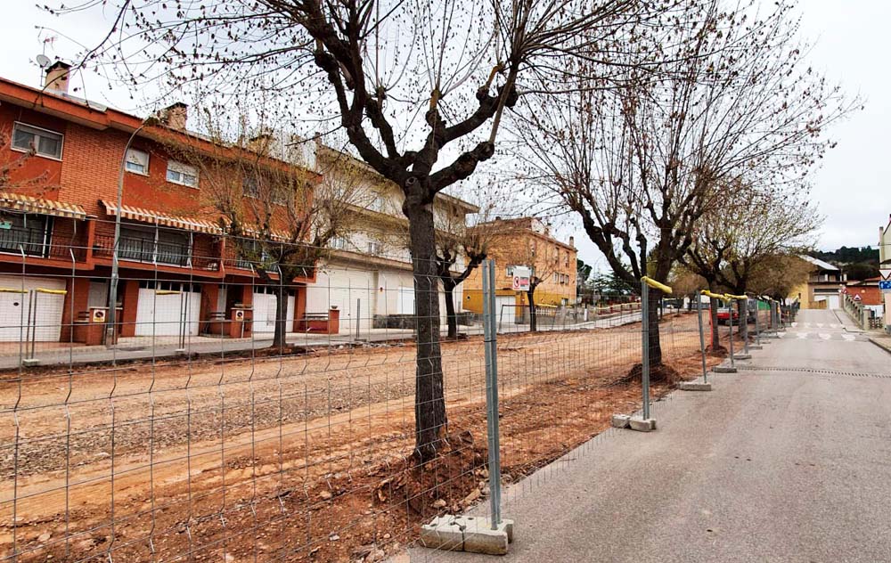 Segueixen les obres per renovar el Passeig Guillem Viñas