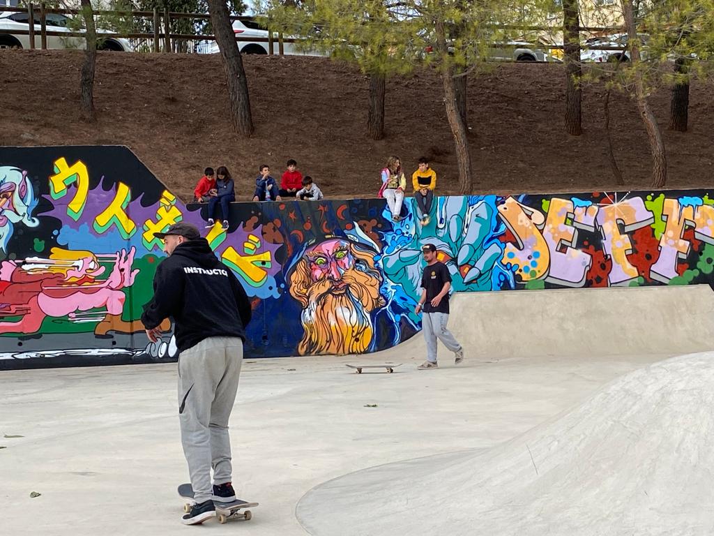 La inauguració de la pista de skate de Sallent és tot un èxit