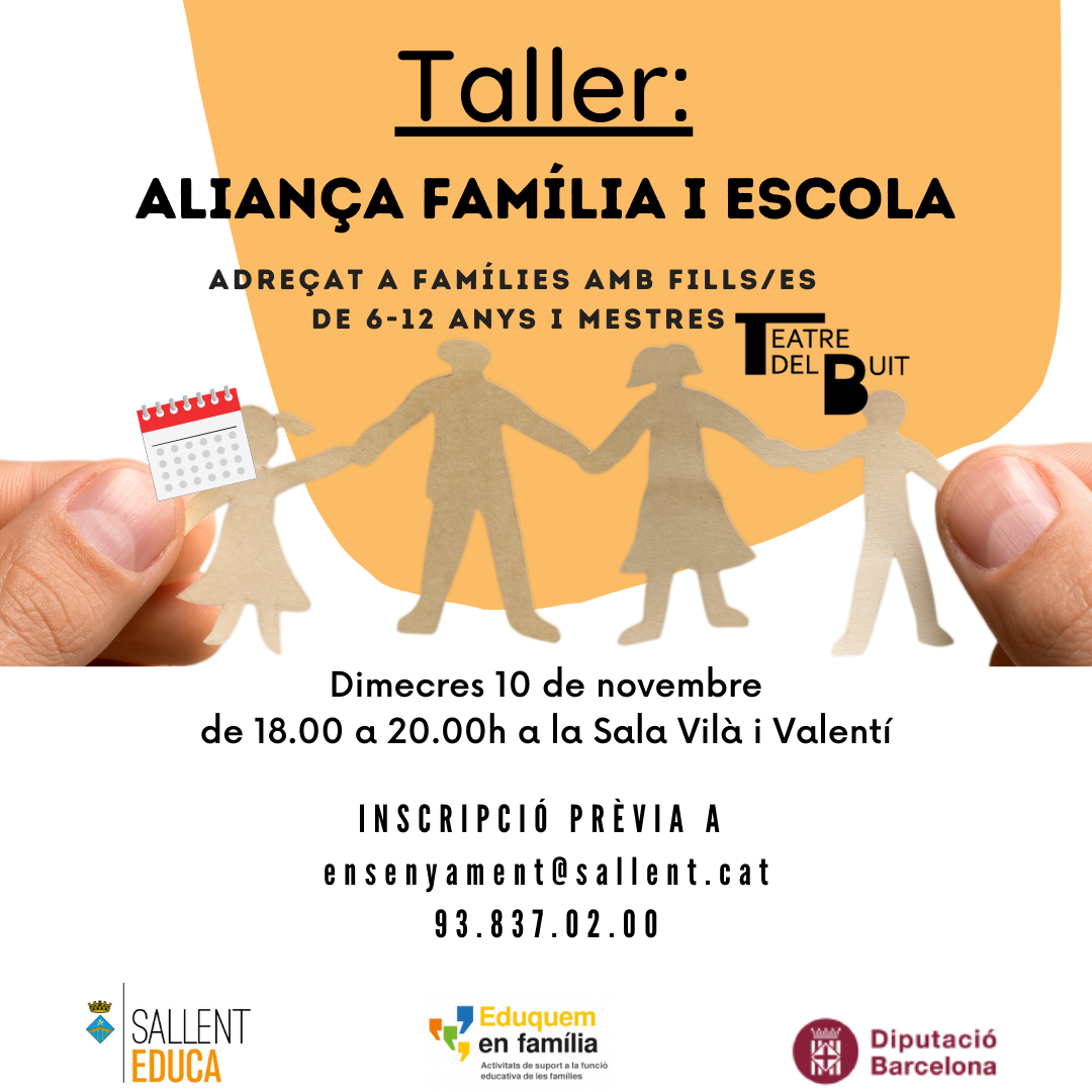 Taller d'educació sobre la relació entre família i escola