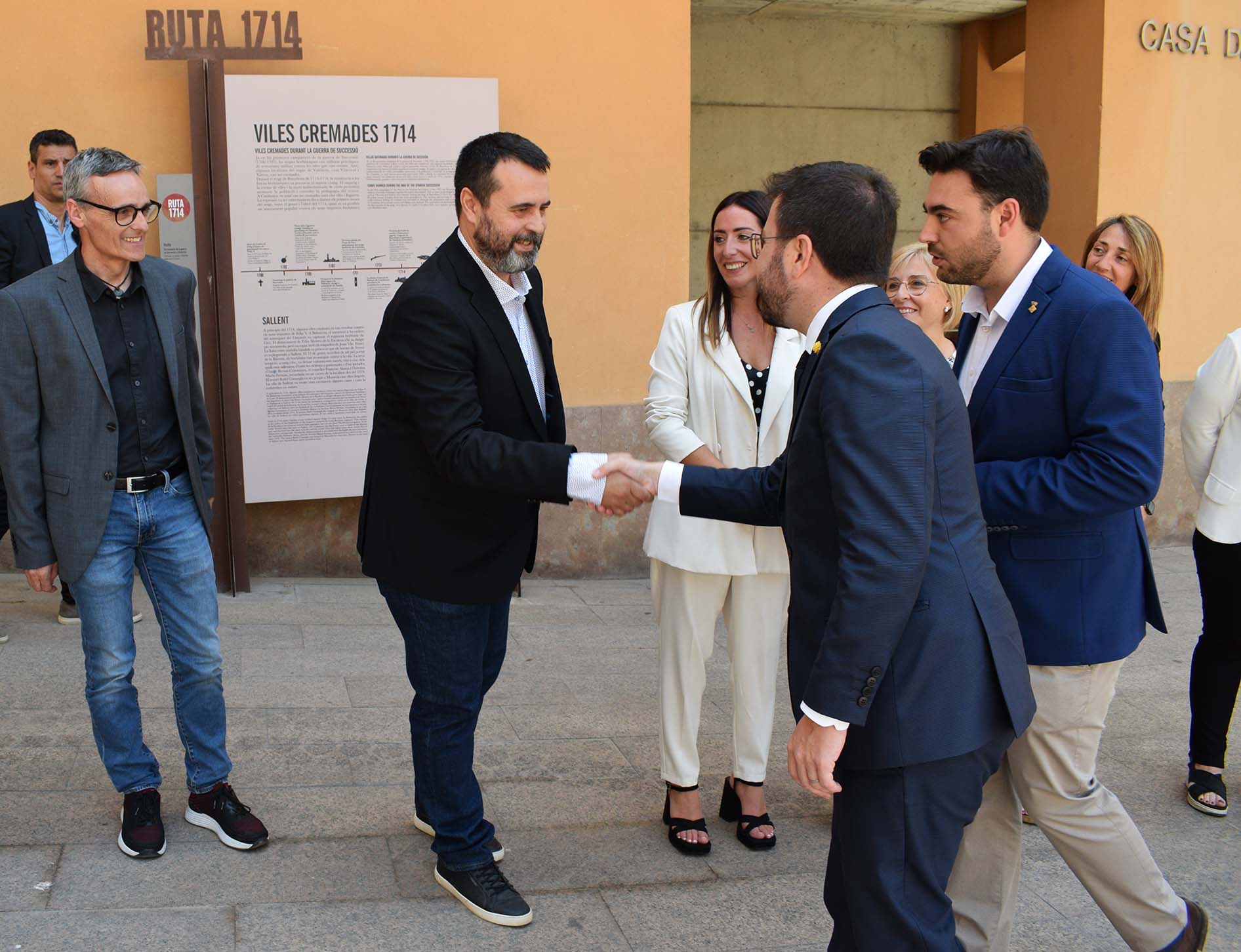 El President de la Generalitat visita Sallent