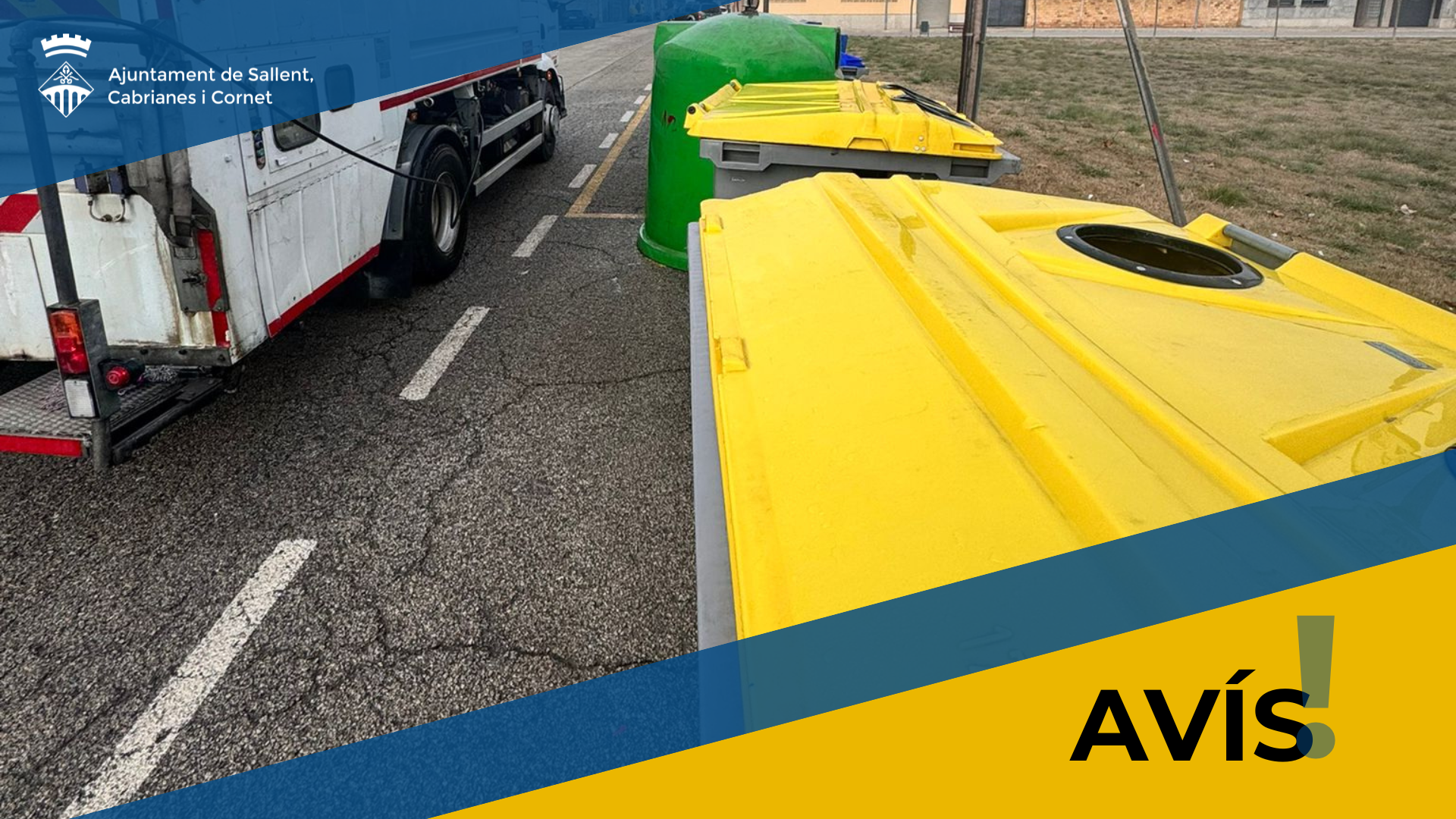 S'anul&middot;la el servei de recollida d'escombraries per l'alerta VENCAT