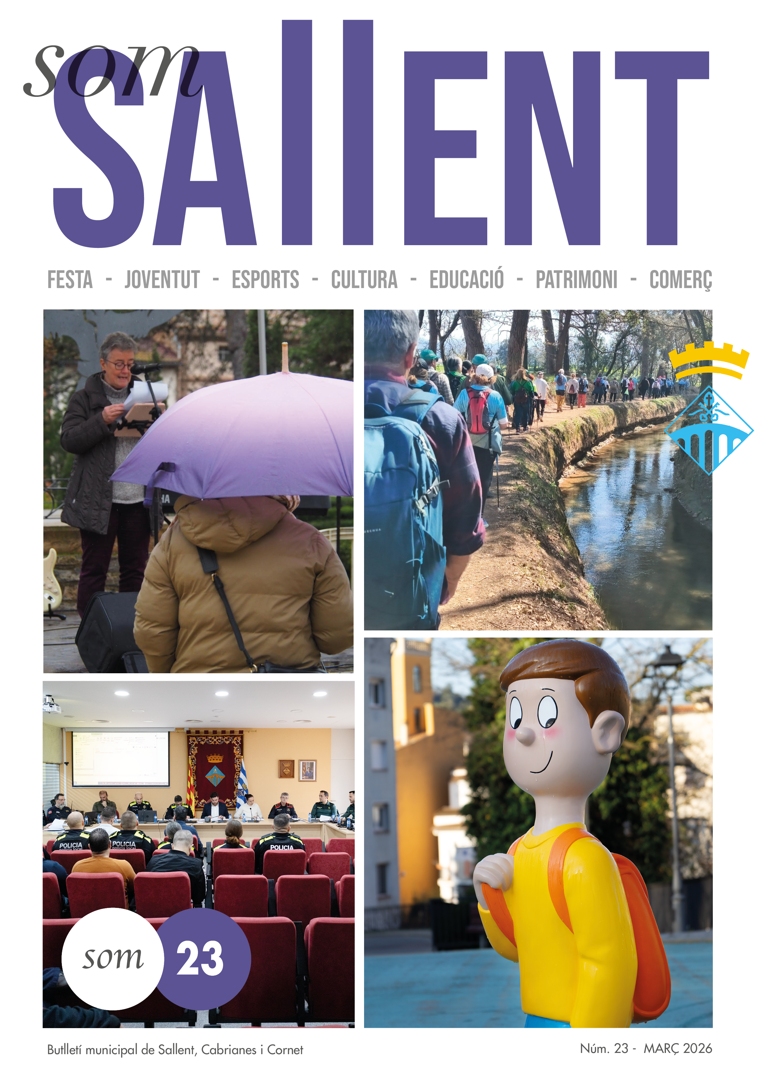 Ja pots llegir el butllet&iacute; Som Sallent del mes de mar&ccedil; de 2026